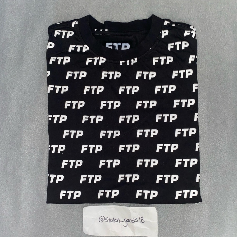 FTP All Over Logo Tee (Black)